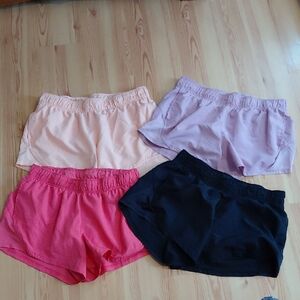 Athletic Works Women's Athletic Shorts - Pink, Purple, Black, Peach